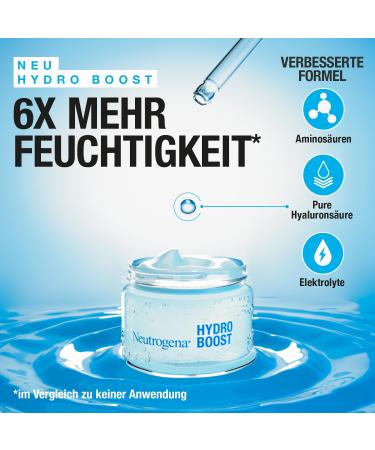Neutrogena Hydro Boost Skincare Set - Aqua Cream & Night Cream for Dry Skin | Perfume-Free Facial Care with Hyaluronic Acid | Intensive Moisture Day & Night Care - Buy Online on GoSupps.com