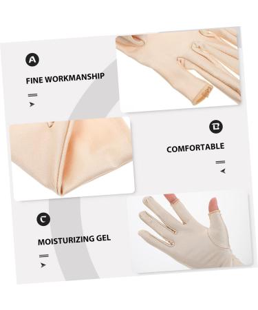 WOFASHPURET 1 Pair Ladies sun protection gloves salon gloves Half Finger Gloves Skin Gloves Golfing Gloves Anti- Fingerless Gloves riding gloves Manicure Glove Accessories Miss summer cloth 21x7.5x0.8cm - Buy Online on GoSupps.com