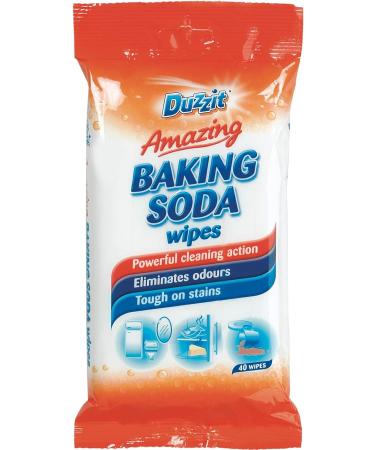 Amazing Baking Soda Multi Purpose Household Cleaner Wipes - Duzzit Amazing Baking Soda Wipes (3 x 40 Wipes) - Cleaning Essential - Buy Online on GoSupps.com