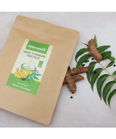 oman Neem turmeric Herbal Tea infusion with Black Pepper for high absorption 50 Tea bags - Buy Online on GoSupps.com
