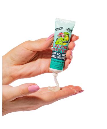 Aloe Gator SPF 40+ Gel Sunscreen 1 oz 5 Pack - Broad Spectrum Protection - Buy Online on GoSupps.com