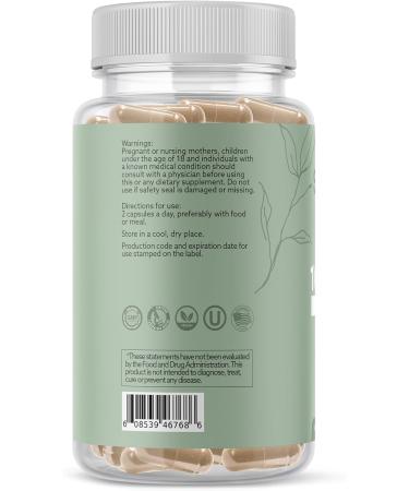 Burdock Root Organic and Bladderwrack 10 in 1 Immunity Booster Power Blend with Irish Sea Moss Ashwagandha and Black Seed Supplement for Men and Women Seamoss Pills Herbal Vegan - 60 Capsules - Buy Online on GoSupps.com
