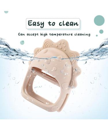 Shop Babys Conductive Toy for 3+ Months | Soft Textured Sensory Crouch Toys - Dark Pink Rose Pink & Beige - Buy Online on GoSupps.com