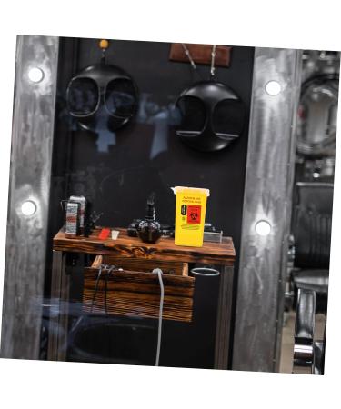 Frcolor Razor Blade Waste Container | Storage for Razor Blades | Mini Bin for Men | Car Blade Case - Yellow 15.4x9.5x9.5cm - Buy Online on GoSupps.com