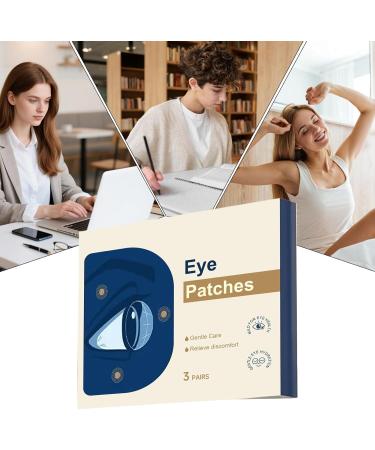 Cooling Eye Patches 3 Pair Soothing Pads Gel Eye Masks Ideal Gift Women Travel Home Christmas Night Sleep Skin Care - Buy Online on GoSupps.com