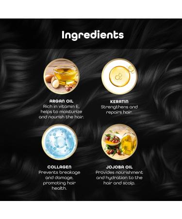 Herbishh Keratin Shampoo & Conditioner Set | Hydrating Nourishing Sulfate-Free for Dry Damaged Hair | Plant-Based | 2-Pack - Buy Online on GoSupps.com