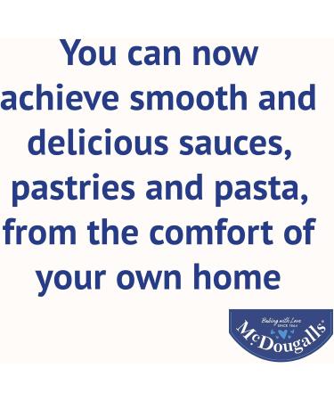 McDougalls 00 Grade Premium Plain Flour 1kg - Finely Milled for Smooth Results - Buy Online on GoSupps.com