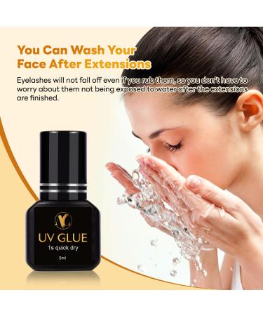 UV Lash Glue 5ml - Quick-Drying Waterproof Eyelash Extension Adhesive | Professional Quality - Buy Online on GoSupps.com