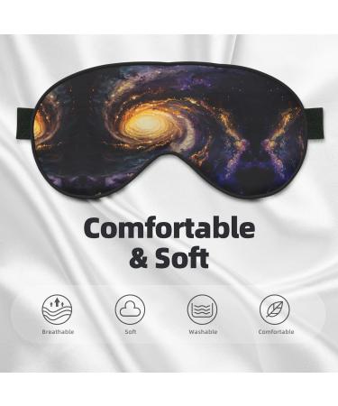 Galaxy Soft Sleep Eye Mask Female Breathable Eye Patch Perfect for Travel and Relaxation - Buy Online on GoSupps.com