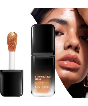 Color Changing Lip Oil Long Lasting Moisturizing NonSticky Lip Oil Shiny Long Lasting Lip Color 5ml with Nourishing Restorative Properties for Date Party - Buy Online on GoSupps.com