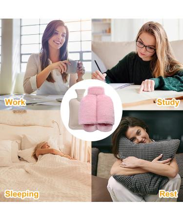 Aohcae 2-in-1 Electric-Free Foot Warmer Bottle - Ideal Winter Warmth for Boys & Girls (Pink) - Buy Online on GoSupps.com