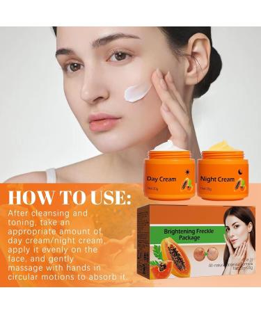 Cr me visage claircissante la papaye cr me claircissante anti-taches de rousseur illumine et hydrate la peau am liore le teint terne convient tous types de peau. - Buy Online on GoSupps.com