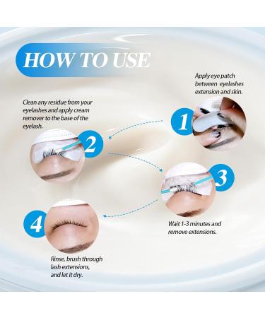 KevKev Lash Remover Kit - Ice-Cream Flavor 10ml | Professional Eyelash Extension Glue Remover with Low Irritation & Eye Patches - Buy Online on GoSupps.com
