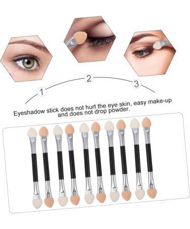 Beavorty Eyeshadow Brush 20pcs Latex Eye Shadow Stick Make up Sponges for Face Disposable Makeup Makeup Applicators Eye Makeup - Buy Online on GoSupps.com