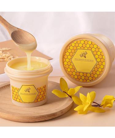  Yanobia Set of 3 milk wax and honey masks exfoliating hand mask moisturizing mask for all skin types (120 g) - Buy Online on GoSupps.com