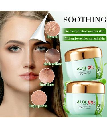 Aloe Vera Soft Skin Cream 50 g Aloe Vera cr me de jour hydratante r g n rante hydratante pour le corps et le visage hydrate et nourrit intens ment pendant 48 heures - Buy Online on GoSupps.com