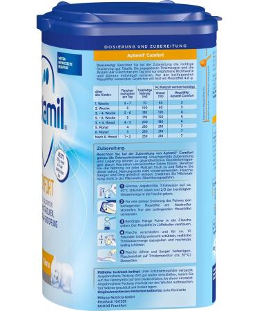 APTAMIL Comfort - Special Infant Formula for Colic Flatulence & Constipation | 800g | International Shipping - Buy Online on GoSupps.com