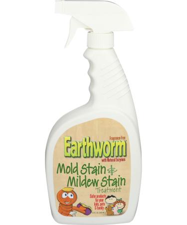 Earthworm Mold Stain and Mildew Stain Treatment - Natural and Family-Safe - 22 oz 22 Fl Oz (Pack of 1)