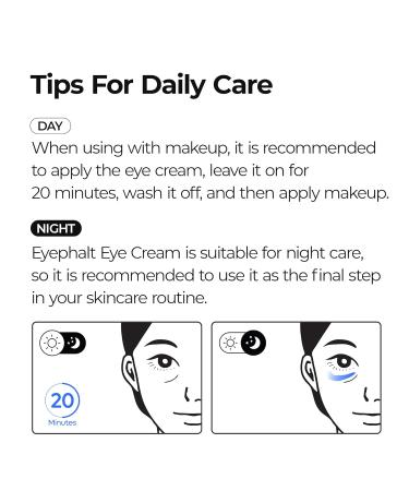 Eyephalt Eyebag Cream - Reduce Puffiness Dark Circles & Fine Lines | EGF Anti-Aging Under Eye Moisturizer with Niacinamide & Ceramide - 0.33 fl. oz - Buy Online on GoSupps.com