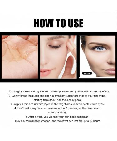 2 PCS-Face Lift Cream Neck Eye Tightening Lifting Serum Temporary Face Lift Tightening & Lifting Loose Sagging Skin for All Skin - Buy Online on GoSupps.com