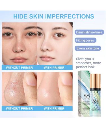 Hydrating Face Primer Makeup SPF 50 - Colour Corrector, Waterproof, Long Lasting - UVA & UVB Protection - Buy Online on GoSupps.com