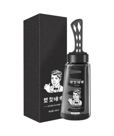 3 Hair Wax Gel with Comb | Long Lasting Men's Hair Styling Gel Tool - Professional Hair Cream Salon Styling Gel Tool for Men 3 Pcs Comb Styling Gel 280ml