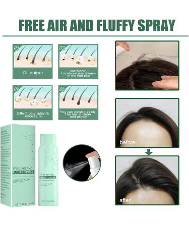 LONGLUAN Leave-in Dry Hair Spray for Volumizing and Oil Control - Air-feeling Fluffy Lift Hairspray for All Hair Types 3.38 oz (2Pcs) - Buy Online on GoSupps.com
