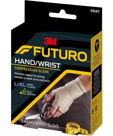 Futuro Energizing Support Glove - Large | Compression Gloves for Arthritis Relief - Buy Online on GoSupps.com