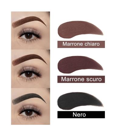 Buy Moulis Eyebrow Stamp Set - Reusable Makeup Brow Powder Kit with 10 Stencils & 2 Brushes (Light Brown) - Perfect One-Step Brow Shaping for Flawless Eyebrows - Buy Online on GoSupps.com
