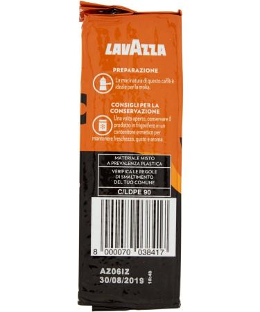  Lavazza Lavazza Crema E Gusto Forte Italian Ground Coffee 250 g 2500 g Pack of 10 - Buy Online on GoSupps.com