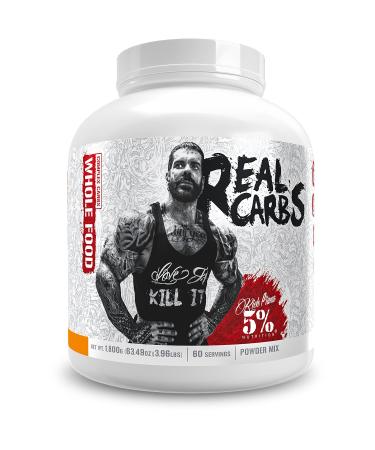 Rich Piana 5% Nutrition Real Carbs | Clean Mass Gainer Carb Powder | Real Food Carbohydrate Fuel for Pre Workout / Post-Workout Recovery Meal | 63.5 oz, 60 Servings (Sweet Potato Pie)