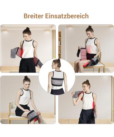 ComfyTemp 3-Chip Electric Heating Belt - 4 Modes 3 Intensities for Back & Shoulder Relief | Weight Loss & Timer | 1.8m Long Cable - Buy Online on GoSupps.com