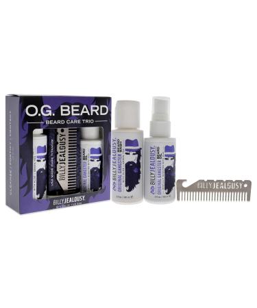 Shop Billy Jealousy Original Gangster Beard Kit - Travel Size Wash Oil & Comb | Oud Wood Scent | International Shipping - Buy Online on GoSupps.com