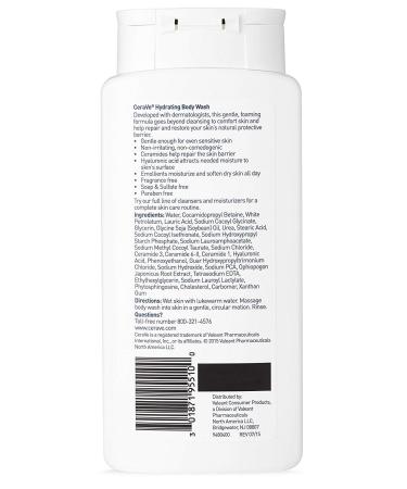 Moisturizing Body Wash for Dry Skin - 10 oz - Hyaluronic Acid - Sulfate & Fragrance Free (Pack of 2) - Buy Online on GoSupps.com