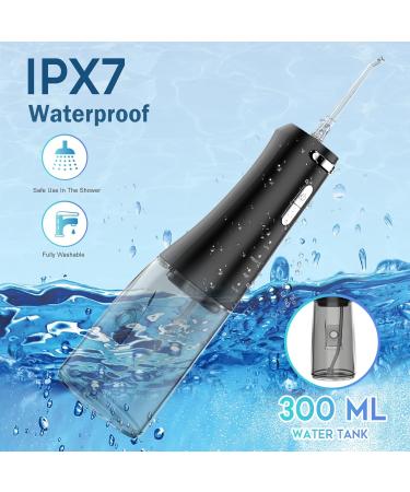 Mouth Shower Wireless - Fulkeley Portable Electric Tooth Cleaner | Best Test Winner | 4 Modes & Nozzles | 300ml Oral Care Water Tank | Travel & Home Use - Black - Buy Online on GoSupps.com