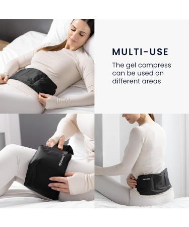 kwmobile Hot Cold Compress Gel - Reusable Universal Gel Belt - Hot Cold Compress Gel Patch Fridge Freezer - Buy Online on GoSupps.com