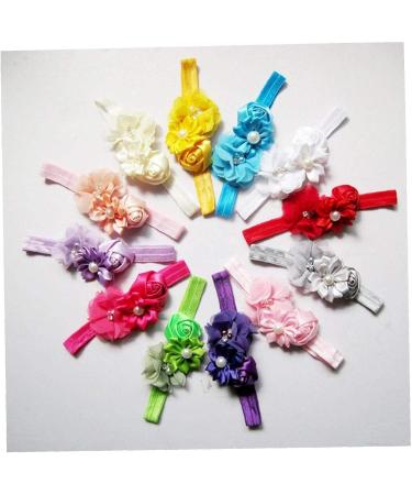 Kids Toddler Pearl Rhinestone Headband | Flower Hair Accessory for Baby Girl - Buy Online on GoSupps.com
