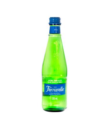 Ferrarelle Natural Still Mineral Spring Water Glass Bottle 24x330ml 330 ml (24 Bottles)