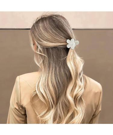 Hapdoo 16 PCS Flower Small Hair Clips - Matte Daisy Clips for Women & Girls | Non-Slip Strong Hold Mini Hair Accessories - Buy Online on GoSupps.com
