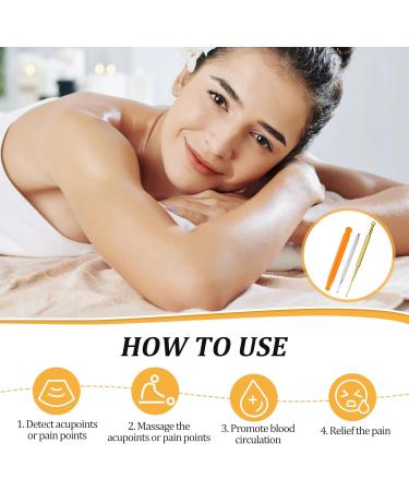 Above Zero Acupuncture Pen Set - 2 Piece Acupressure Massage Pen | 10/13 cm Length 2/5/8 mm Ball Sizes - International Shipping - Buy Online on GoSupps.com