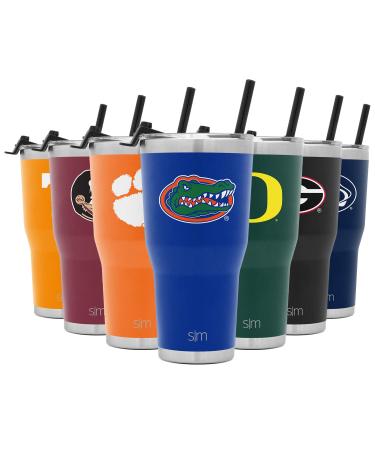 Simple Modern Officially Licensed Tumbler with Straw and Flip Lid Florida Gators