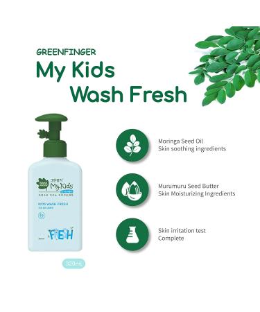 Q.REST My Kids Fresh Body Wash - Green Finger 10.82 fl oz (320ml) | Buy Internationally - Buy Online on GoSupps.com