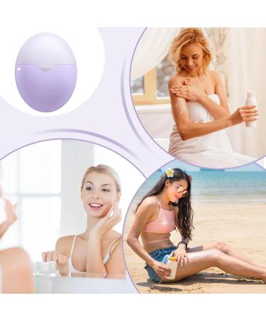 Refillable Roll-On Sunscreen Applicator | Portable Sun Lotion Brush | BPA Free 2-in-1 Sun Cream Roller (Green) - Shop Now - Buy Online on GoSupps.com