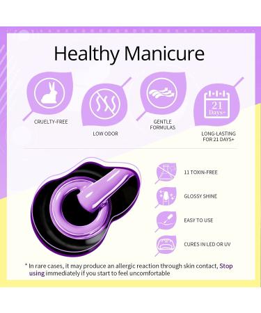 UR SUGAR Summer Gel Nail Polish Set - 21 Pcs Rainbow, Pastel, Glitter Shades with Top Coats - Gift for Women - Buy Online on GoSupps.com
