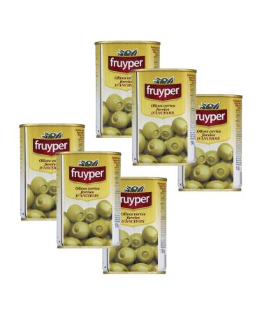 Fruyper Fruyper Pack of 6 Anchovied Stuffed Olives 130 g Box