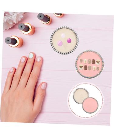  POPETPOP POPETPOP 2pcs Makeup Palette Manicure Nail Polish Nail Polish Makeup Palette Resin Mix Nail Paint Mix Nail Tip Holder Watercolor - Buy Online on GoSupps.com