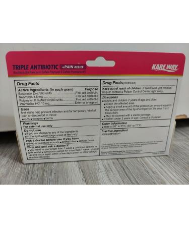 Pure-Aid Triple Antibiotic Ointment with Pain Relief | Bundle of 3 .33 oz Tubes - Buy Online on GoSupps.com