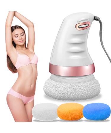 Cellulite Massager  Body Sculpting Machine Electric with Three Skin-Friendly Washable Pads with Handles for Better Hold  Suitable for Belly  Legs  Arms  Butt
