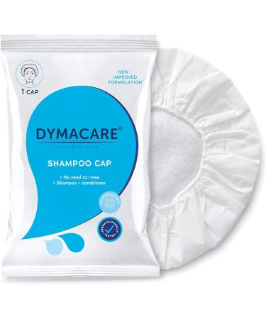 DYMACARE No Rinse Shampoo Cap - pH Balanced Microwaveable Waterless Hair Wash | Pack of 3 Shower Caps for Shampooing & Conditioning - Buy Online on GoSupps.com
