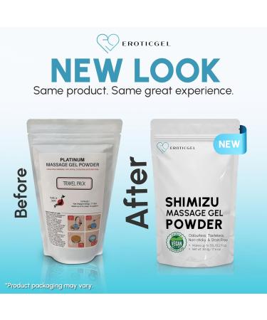Nuru Massage Gel Therapy Powder 500g - Seaweed & Green Tea | Paraben & Glycerine Free | Made in Japan | Creates 13.2 Gallons of Pure Bliss - Buy Online on GoSupps.com